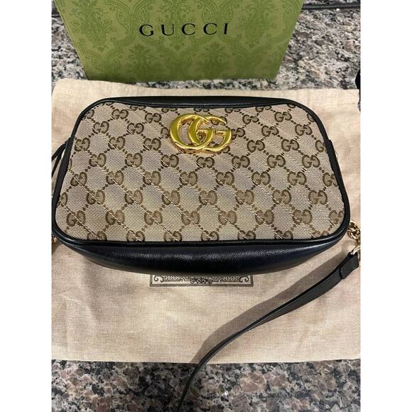 Gucci GG Marmont Shoulder Diagonal Quilted Canvas Small SPB-JB 347956 - Picture 2 of 9